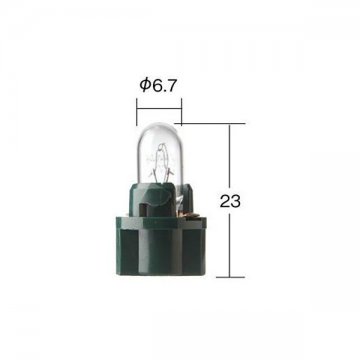 1550 - Лампа дополнительного освещения 14V 214mA T6.7 - пластик. цоколь (прозрачный)