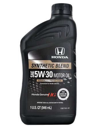 08798-9134 - Масло моторное HONDA  5W30 Synthetic Blend SP/GF-6A - 1л США