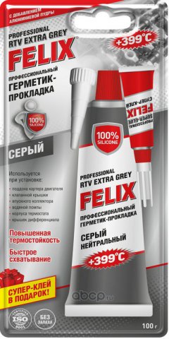 411040110 - Герметик-прокладка FELIX (серый) - 100 г