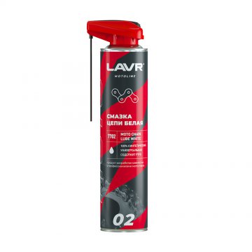 LN7702 - Смазка белая цепная LAVR MOTO - 520 мл