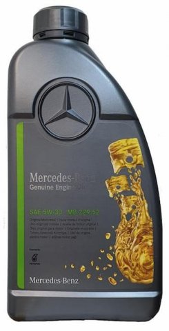 A000989700611ABDE - Масло моторное Mercedes-Benz 229.52 5W30 - 1 литр, производство Германия (A000989820711FBDD)