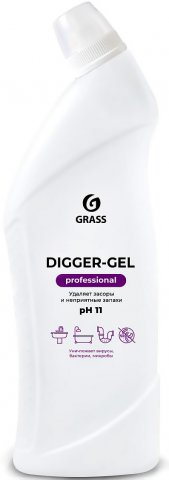 125569 - Густое средство для прочистки канализационных труб Digger-gel Professional - 1000 мл