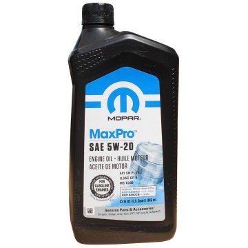 68518202AA - Масло моторное MOPAR 5W20 MaxPro синтетика - 1 литр USA