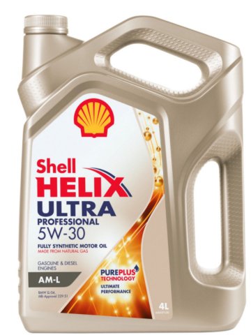 550046682 - Масло моторное Shell Helix Ultra Professional AM-L 5W30 MERCEDES, BMW - 5 л. (MB 229.51, BMW LL-04)
