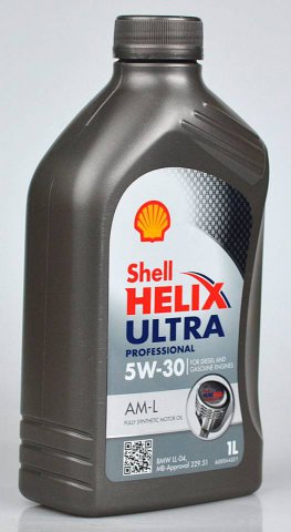 550046302 - Масло моторное Shell Helix Ultra Professional AM-L 5W30 MERCEDES, BMW - 1 л. (MB 229.51, BMW LL-04)
