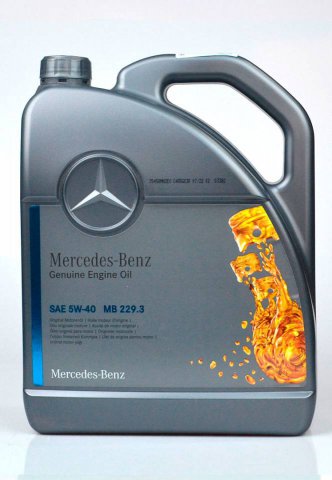 A000989850613AAEE - Масло моторное Mercedes-Benz 229.3 5W40 -  5 литров, производство Германия