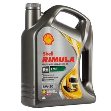 550057735 - Масло моторное Shell Rimula R6 LME 5W-30 -  4 л.