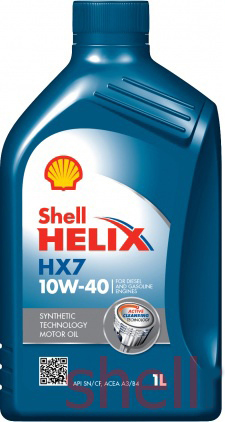 550051574 - Масло моторное Shell Helix HX7 10W40 -   1 л (550046365, 550022249)