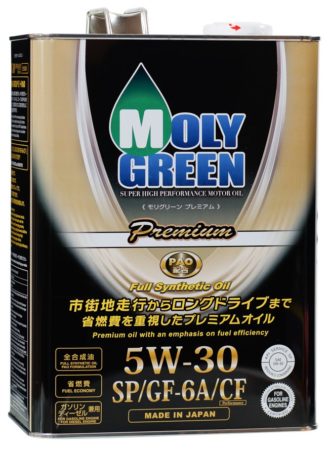 0470170 - Масло моторное Moly Green  PREMIUM SP/GF-6A/CF 5W-30 - 4 литра