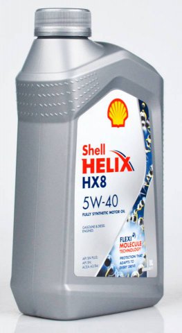 550052794 - Масло моторное Shell Helix Synthetic HX8 5W40 -  1 л (550046368, 550051580)