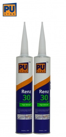 RENZ30310 - Клей-герметик для вклейки стекол PUSTAR RENZ-30, 310 мл