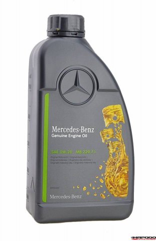 А000989870611ABAW - Масло моторное Mercedes-Benz Genuine Engine Oil MB 229.71 0W-20 - 1 литр, производство Германия