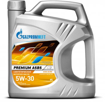 253142585 - Масло моторное синтетическое Газпромнефть Premium A5/B5 5W-30 - 4л