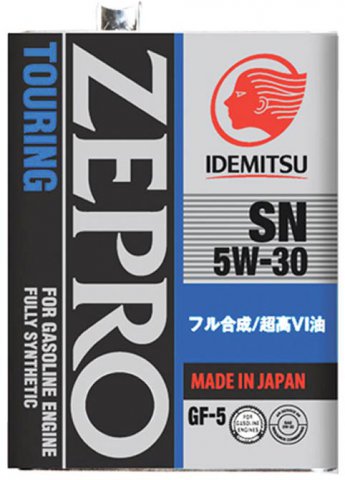 4251-004 - Масло моторное  Idemitsu  ZEPRO   Touring 5W30 SN/GF-5  4 литра СИНТЕТИКА