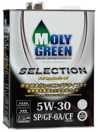 04700740 - Масло моторное Moly Green  SELECTION SP/GF-6A/CF 5W-30 - 4 литра