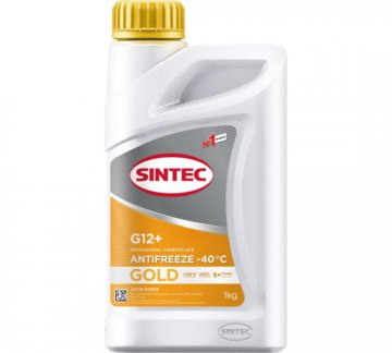 990557 - Антифриз Sintec GOLD G12+ жёлтый, 1 кг