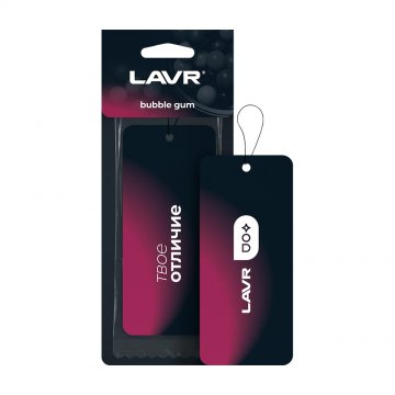 LN1772 - Ароматизатор картонный Bubble gum LAVR