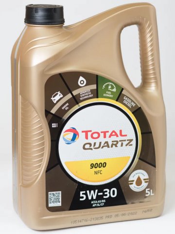 213835 - Масло моторное TOTAL QUARTZ 9000 NFC 5W-30 - 5 литров