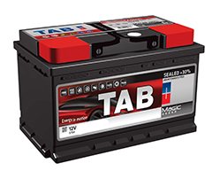 189080 - Аккумулятор TAB Magic 6СТ-78.0 о.п. 78Ah 750A, 278х175х190 (-+)