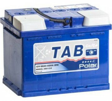 121566 - Аккумулятор TAB Polar 6СТ-66.1 п.п. 66Ah 620A, 242х175х190 (+-)