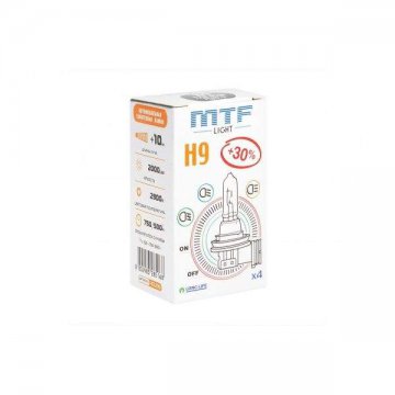 HS1209 - Лампа H9 12V, 65W, Standart +30% 2900K