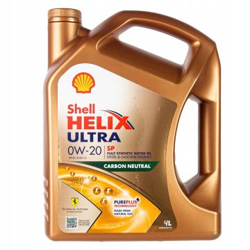 550060355 - Масло моторное Shell Helix Ultra 0W20 SP - 4 л.