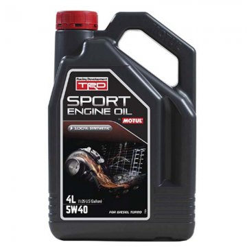 110943 - Масло моторное TRD Sport Engine Oil 5W-40 Diesel C3  - 4 литра