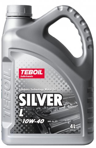 3599680 - Масло моторное полусинтетическое TEBOIL Silver L 10W40 - 4 л (завод SHELL)