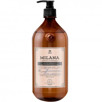 125709 - Крем-мыло жидкое парфюмированное  увлажняющее Milana Perfume Professional - 1000мл