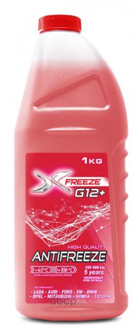 430140008 - Антифриз X-Freeze Red G12+, -40С красный - 1 кг