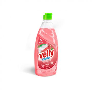 125863 - Средство для мытья посуды "Velly Sensitive" Арбуз  - 500 мл