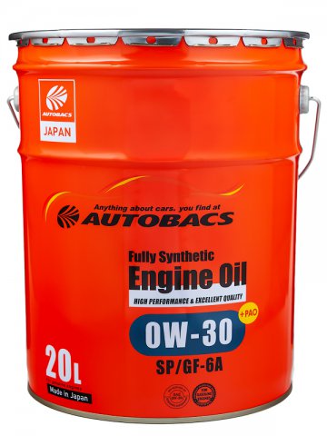 A00032235 - Масло моторное AUTOBACS ENGINE OIL FS 0W30 SP/GF-6A+PAO 20л
