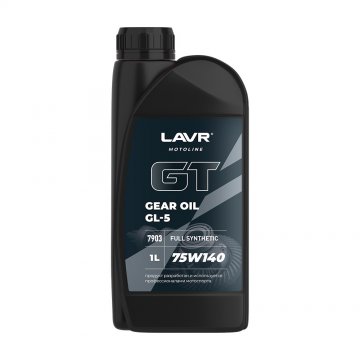 LN7903 - Трансмиссионное масло LAVR MOTO GT GEAR OIL 75W140 GL5 - 1 л
