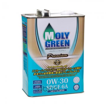 0470185 - Масло моторное MOLYGREEN PREMIUM 0W-30 SP/GF-6 - 4л