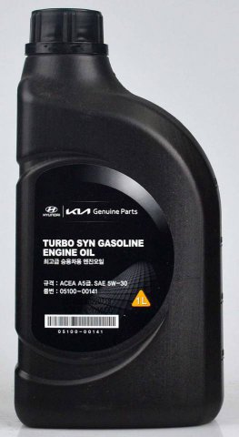 05100-00141 - Масло моторное HYUNDAI  5W30 Turbo SYN SM бензин турбо - 1 литр