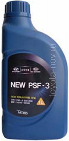 03100-00100 - Жидкость для гидроусилителя HYUNDAI PSF-3 NEW - 1 литр (красная)