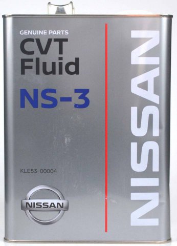 KLE53-00004 - Жидкость для вариаторов Nissan CVT NS3 -  4 литра Япония