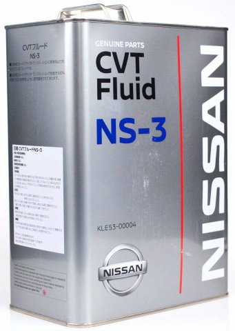 KLE53-00004 - Жидкость для вариаторов Nissan CVT NS3 -  4 литра Япония