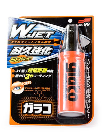 04169 - Водооталкивающее покрытие антидождь Glaco "W" Jet Strong для стекол, 180 мл