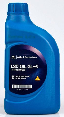 02100-00110 - Масло транcмиссионное HYUNDAI 90W LSD GL-5 - 1 литр