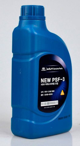 03100-00110 - Жидкость для гидроусилителя HYUNDAI PSF-3 NEW - 1 литр (светло-коричневая)