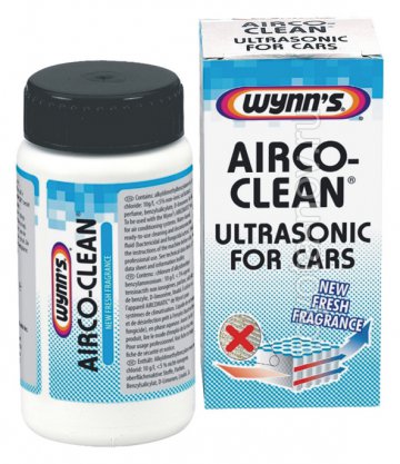 W30205 - WYNNS Airco-Clean – ultrasonic for cars - Средство для очистки системы кондиционирования (для установки Aircomatic) - 0,1 литра