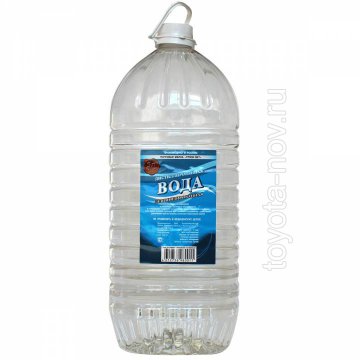 Дистиллированная вода деионизированная - 5 литров