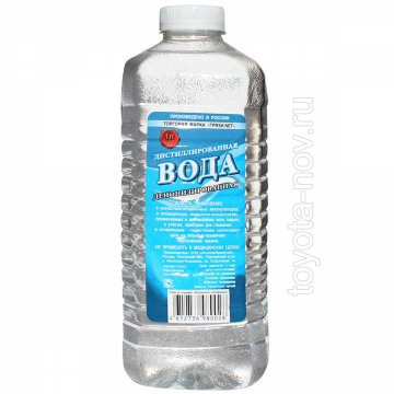 Дистиллированная вода деионизированная - 1 литр