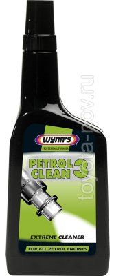 W29793 - WYNNS Petrol Clean 3 - Бензиновая присадка - мощный очиститель топливной системы - 0,5 литра