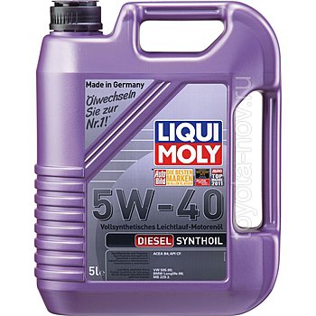 1927 - Масло моторное Liqui Moly  Synthoil Diesel 5W40 -  5 л (1341)