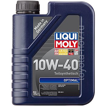 3929 - Масло моторное Liqui Moly Optimal 10W40 -  1 л