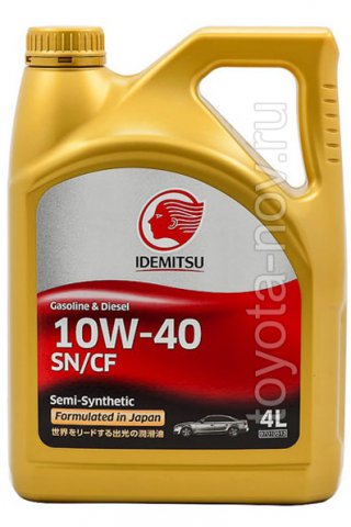 30015045-746 - Масло моторное Idemitsu Extreme 10W40 SN/CF -  4 литра ПОЛУСИНТЕТИКА