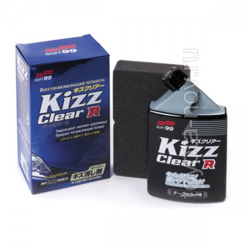 10556/10156 - Полироль для кузова устранение царапин Soft99 Kizz Clear для темных, 270 ml