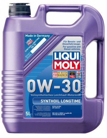 8977 - Масло моторное Liqui Moly  Synthoil   Longtime 0W30 - 5 л